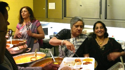 The food was wonderful! Picture by David Martin