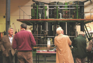 The Hathorn Davey Triple Expansion Engine at Kew Steam Museum