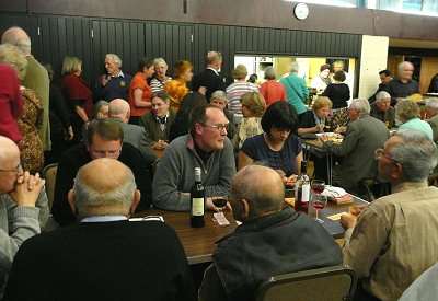 The sell-out crowd for the Indian evening. Photo © Yvonne Hewett